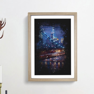 View Of New York City - Single Picture Frame Painting on MDF