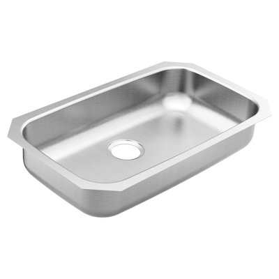1800 Series 30.5 L x 18.25 W Undermount Single Bowl Stainless Steel Kitchen Sink