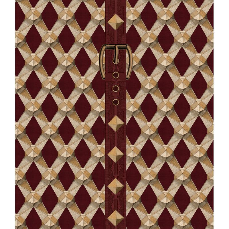 ORIENT EXPRESS Wallpaper Roll, Bordeaux