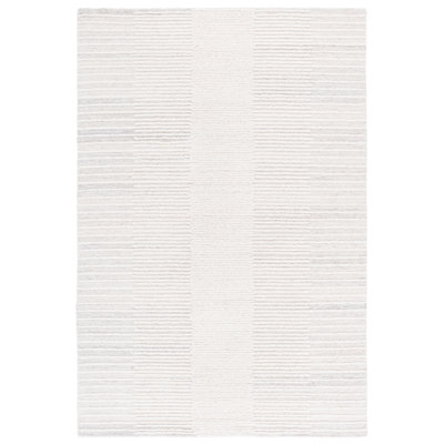 Tapis de couleur unie en coton touffeté à la main Abstract