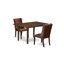 Ensemble de table de salle à manger avec plateau en bois massif Finish-122806370-106903922-106903924