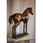 Statue poney debout en bronze Besseris 47 po x 12 po x H 48 po