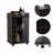 Rolling Glass Door Bar Cabinet with Wine Storage-196951824