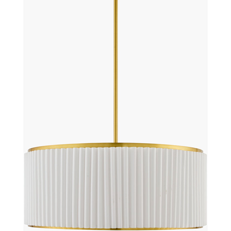 Oshae Chandelier, Brass, 67.5" H x 24.75" W x 24.75" D