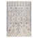 Francelino Low Shag Modern Farmhouse Ivory/Gray Performance Area Rug