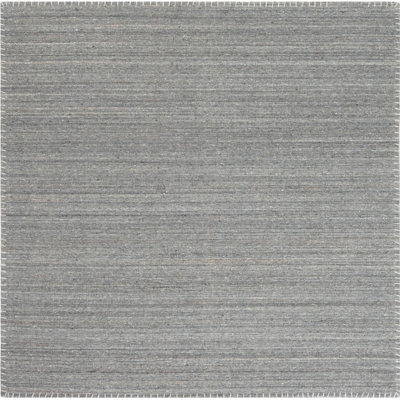 Tapis gris moderne en laine de la collection Doris Leslie Blau II 6 pi 7 po