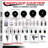 Phenolic Swivel Expanding Stem Caster Set with Brake SCC PLB 3.5" x 7/8"