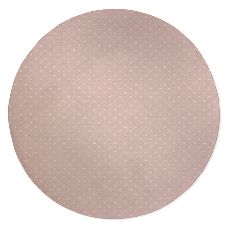 Teeny Tiny Non-Slip Outdoor Rug, Round 5'