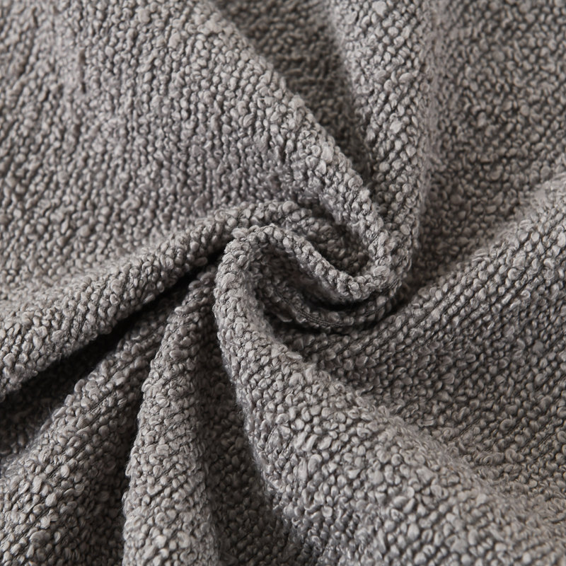 Housses de coussin texturées, Gris clair, Carré 18 po