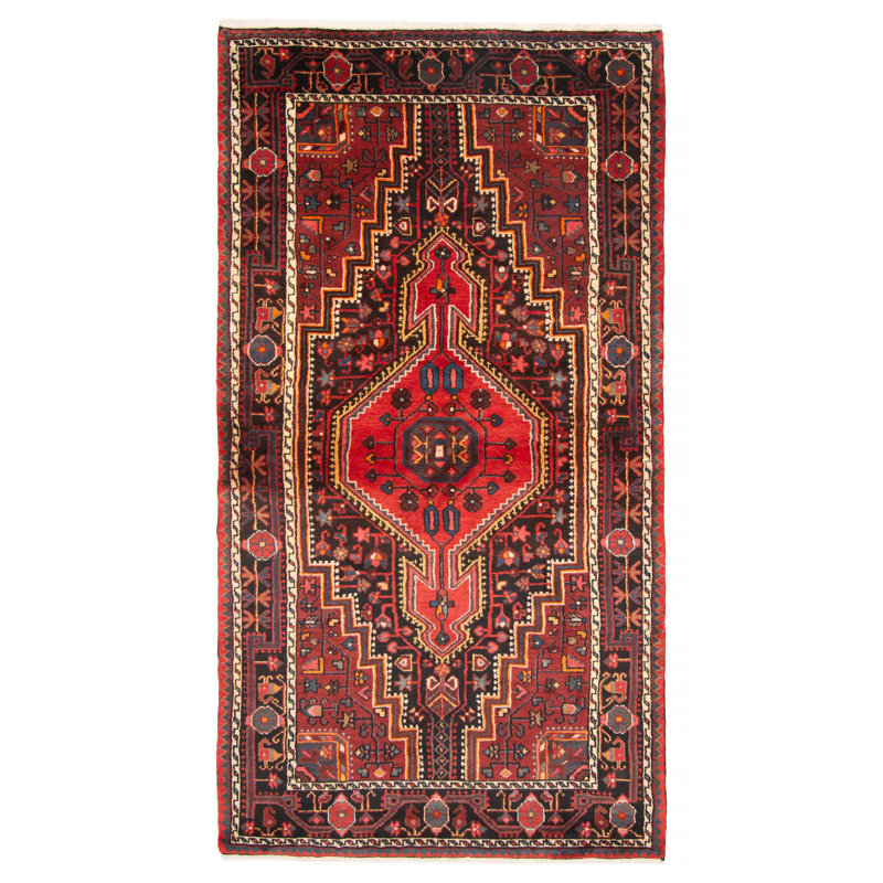 Tapis rouge Anatolian Vintage 4 pi 4 po x 7 pi 9 po