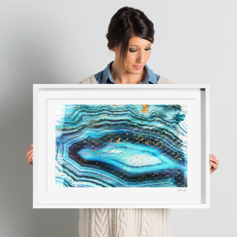 Sea Of Turquoise Print, 18" H x 26" W