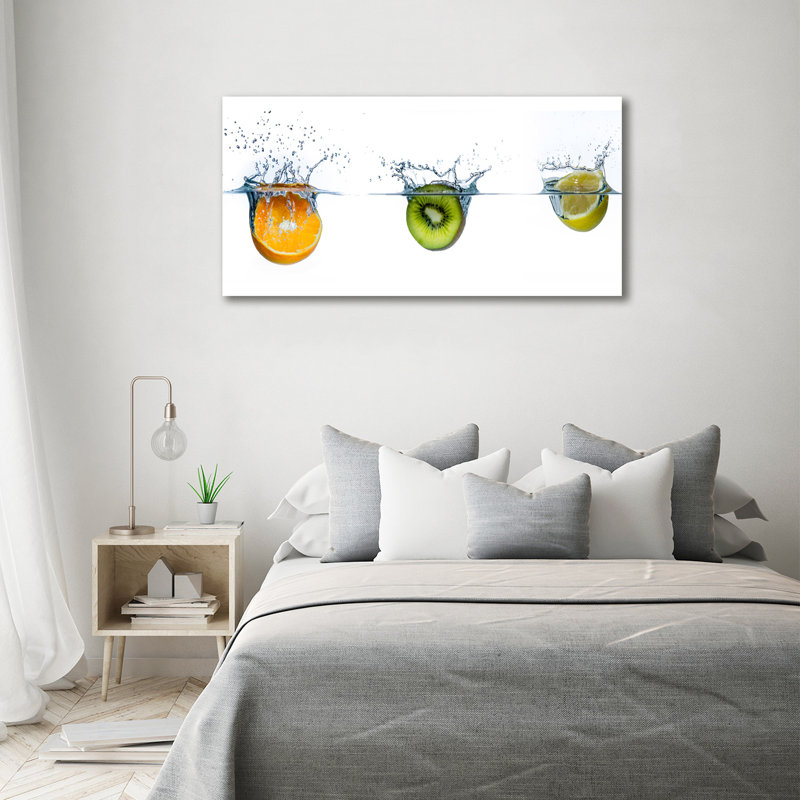 Fruit Under Water - Wrapped Canvas Print