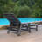 Outdoor Chaise Lounge With 4-Position Adjustable Backrest-1363922661