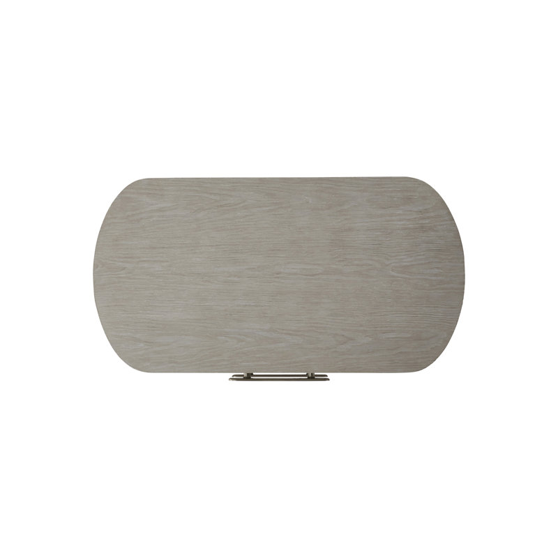 Trianon Contemporary Beige 2-Drawer Nightstand with USB Charging
