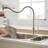 Kitchen Faucet With Pull Out Sprayer, Single Handle Single Lever Kitchen Sink Faucet-104406380