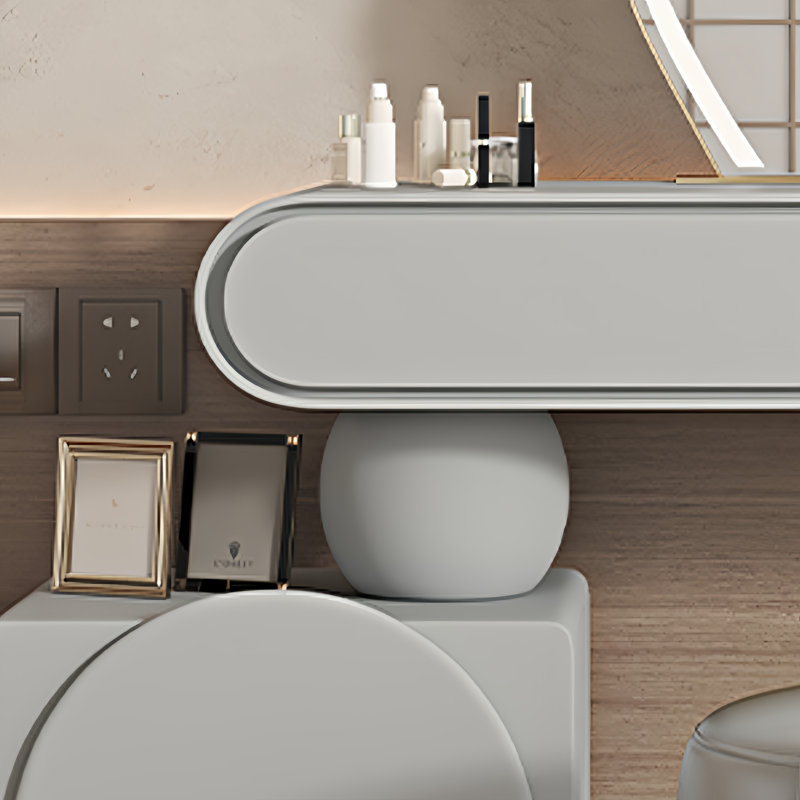 Coiffeuse Brazley, Gris