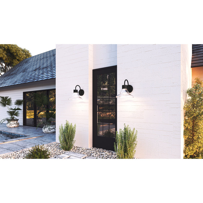 Jereld Aluminum LED Wall Light, 12.25" H x 11.75" W x 13" D, 9 W