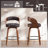 Comfortable Swivel Counter Stool With Durable Solid Wood Legs-120285789-120285787