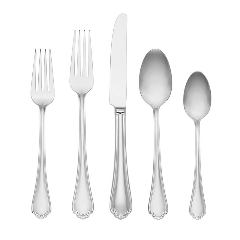 Chelse Muse 65 Piece 18/10 Stainless Steel Flatware Set, Service for 12