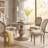 46" Round Reclaimed Walnut Pedestal Dining Table - Rustic Charm for Your Home
