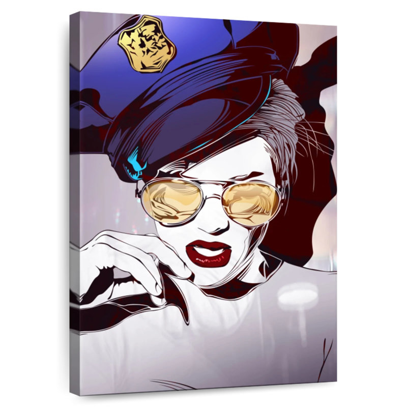 Leisha Babe Cop, 51" H x 34" W