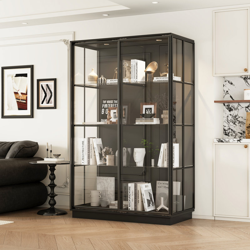 Display Cabinet With Glass And Lights