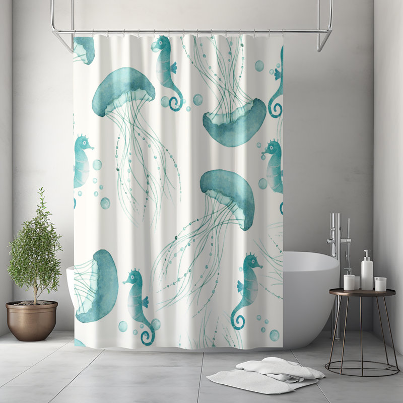 Jamileth Shower Curtain, 93" H x 70" W