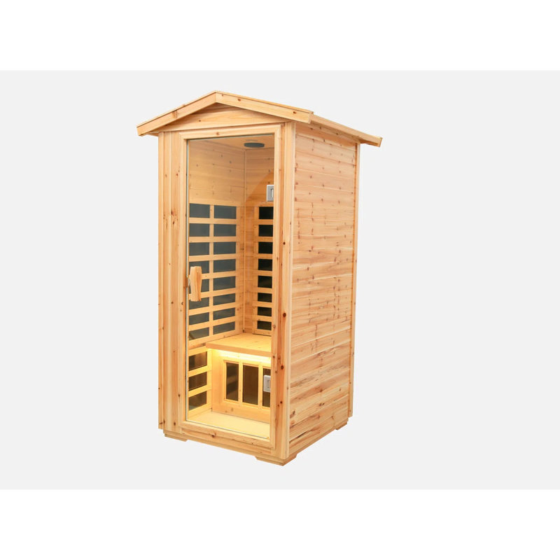 Sauna infrarouge FAR à création unique 1 personne avec télécommande