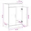 56cm Bathroom Vanity Base Only-292304388