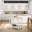 Table de travail en acier inoxydable, table de travail robuste de préparation des aliments 36 x 24 pouces / 30 x 18 pouces avec 4 roues pour restaurant de cuisine commerciale-122289661