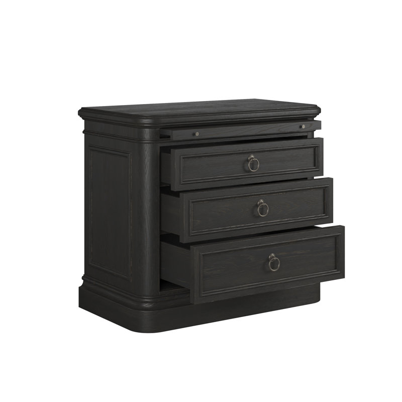 Atrium 3 Drawer Nightstand