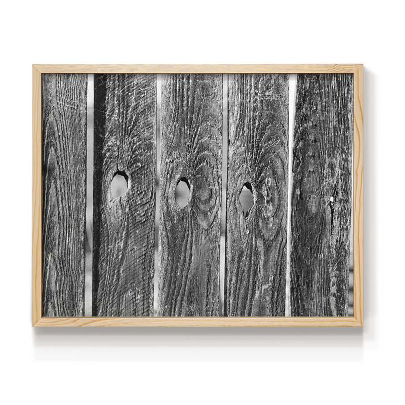 Found Textures II - Impression encadrée - Restickable, H 8 po x l 10 po, Naturel