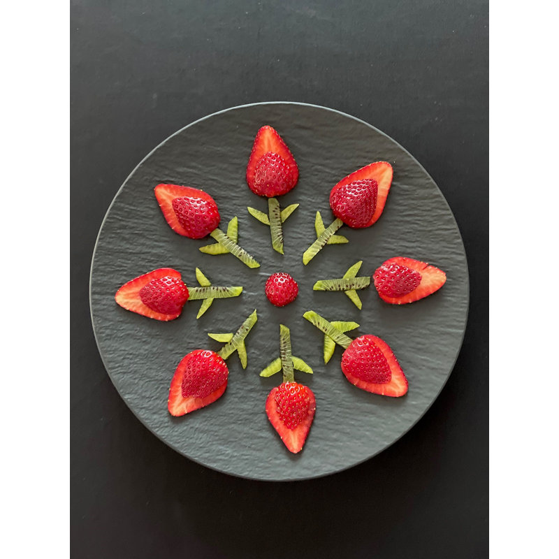 Villeroy & Boch Manufacture Rock Universal Coupe 9.75" Dinner Plate, Black