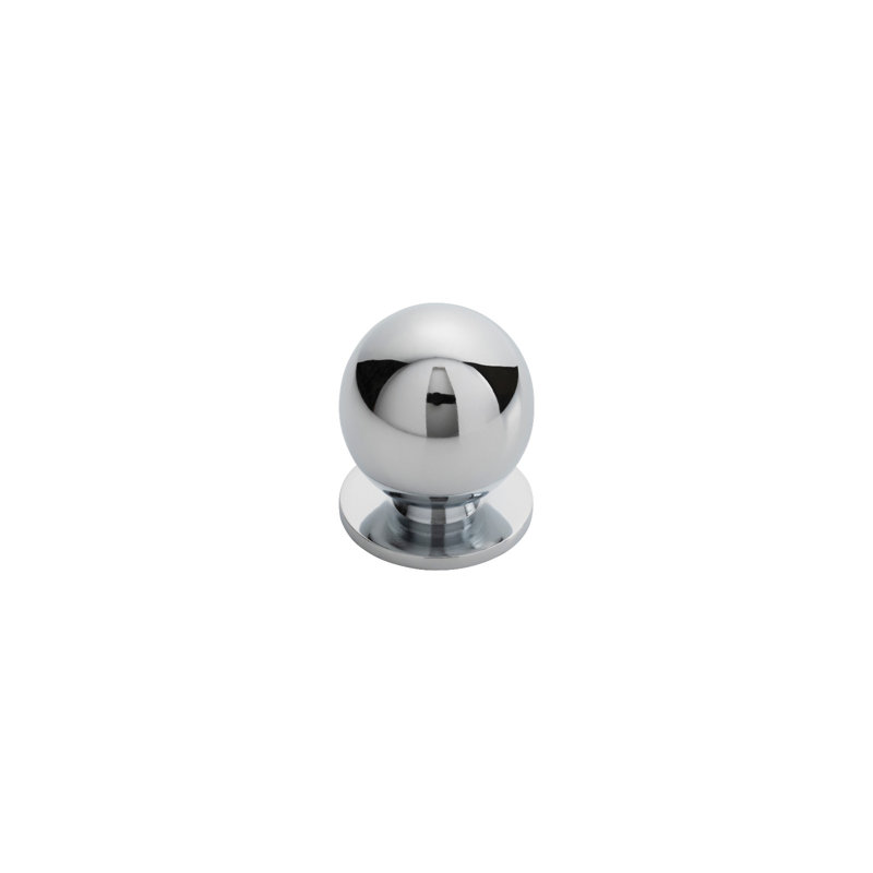 Ball Knob, Polished Chrome, 3cm