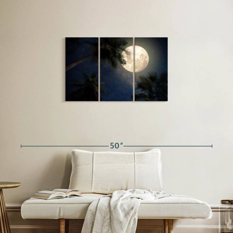 Oberle Tropical Moonlight, 20" H x 33" W