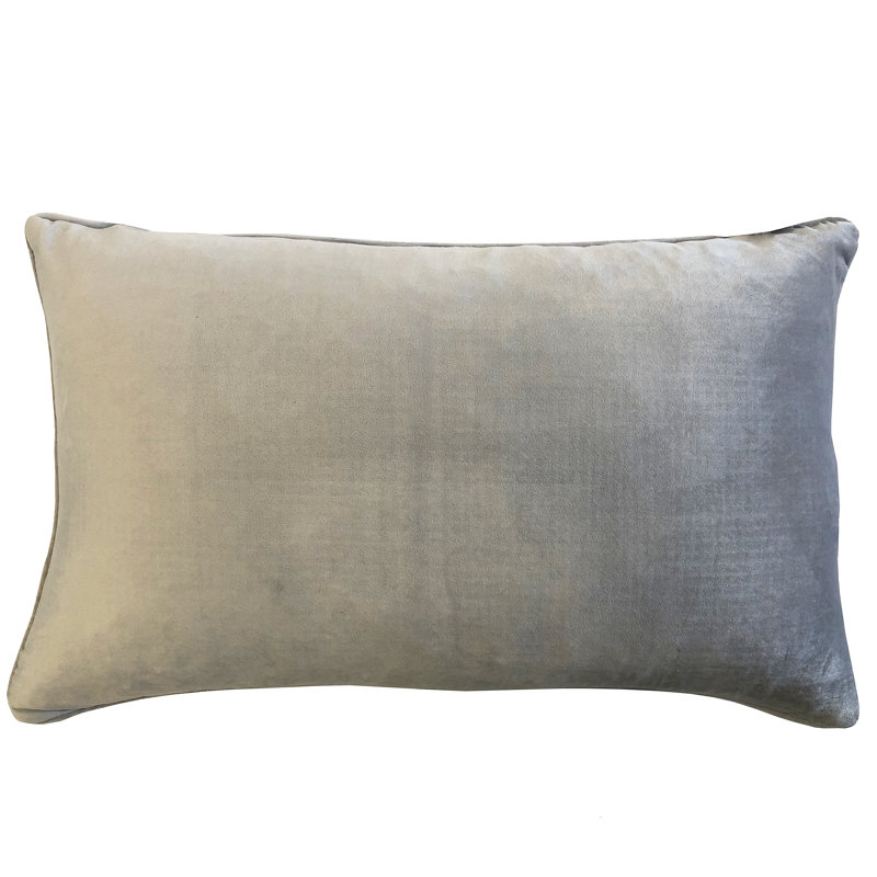 Pelagios Rectangular Pillow Cover & Insert, Silver