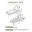 Chaise longue d'extérieur en bois avec dossier réglable-559823641