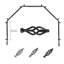 Tringle à rideaux simple à 5 faces Andresen-1169945157-1083564093