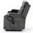 Manual Reclining Loveseat Sofa,3-Seat Recliner Couch with Flip-Down Middle Back,Storage Drawer,Cup Holders & USB Ports,Living Room Furniture for Home & RV,Grey-1674027381