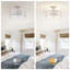 Plafonnier semi-encastré 3 lumières Crystal Modern
