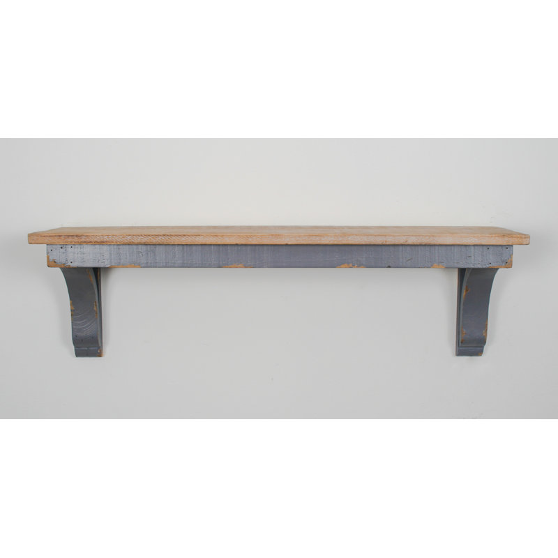 Stepanie Plywood Solid Wood Bracket Shelf