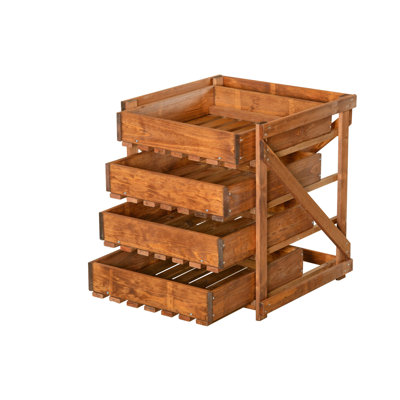 Kiste aus Massivholz