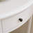 Coastal Solid Wood Corner Wedge Table With Drawer And Shelf - Cottage White For Entryways, Hallways, Small Spaces