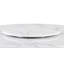Ensemble de salle à manger en marbre blanc avec chaises Lazy Susan et Leathaire-182792001