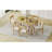 TREXM 7-Piece Retro Dining Table Set For 6, Wood Dining Table Set For 6 With Upholstered Chairs For Kitchen & Dining Room (Natural Wood Wash)-372073769
