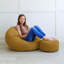 rucomfy Beanbags Slouchbag Large Corduroy Bean Bag Chair - Adult Bean Bag with Filling - Home Furniture Seating for Living Room or Bedroom - Machine Washable - 80 x 110cm-322751642-320588511