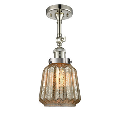 Vinson Glass Semi Flush Mount