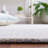 Greisofe Hand Tufted Wool/Cotton with Cotton Backing Floral Rug in Blue/Ivory-861795507