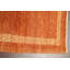 Tapis de couloir oriental orange Gabbeh Kashkoli noué à la main