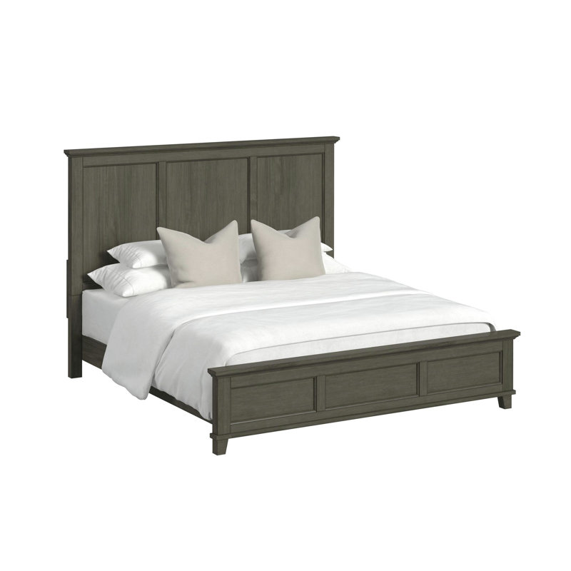 Nhek Panel 3PC Bedroom Set, Gray, King